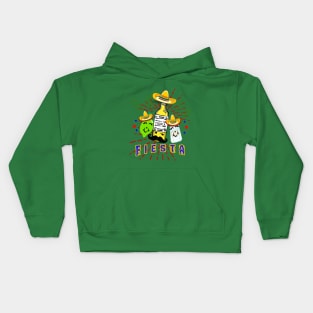 hola fiesta cinco de mayo Kids Hoodie